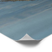 Poster Camargue, Chevaux et réflexion, Sud de la France (Coin)