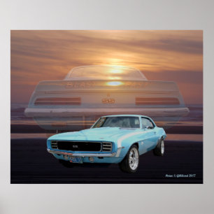 Poster camaro de 67 ss/rs