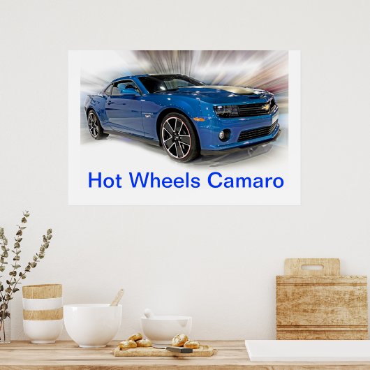 Poster Camaro Hot Wheels Edition Spéciale (Cuisine)