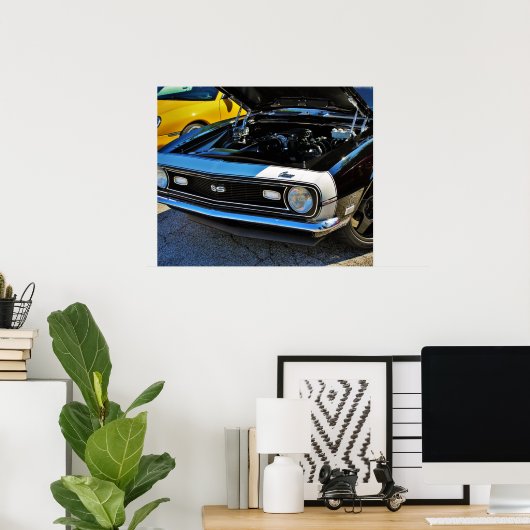 Poster Camaro SS 1969 (Bureau à domicile)