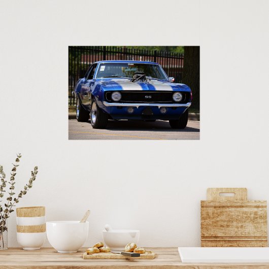Poster Camaro SS 1969 (Cuisine)