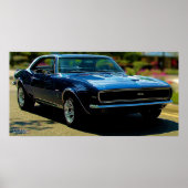 POSTER CAMARO SS 396 1967 (Devant)