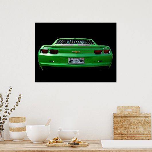 Poster Camaro vert (Cuisine)