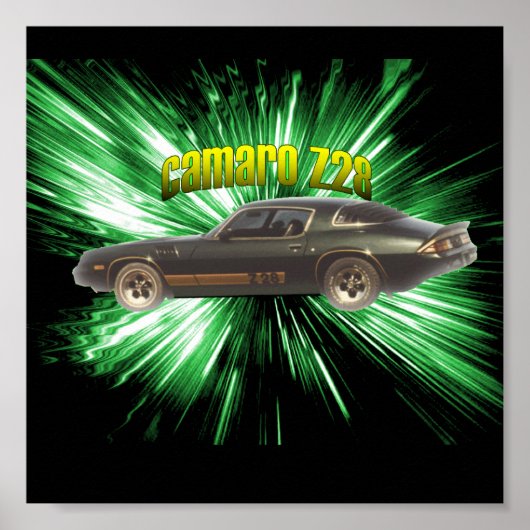 Poster Camaro Z28 (Devant)