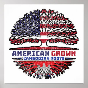 Poster Cambodge Cambodge États-Unis Amérique États-Unis