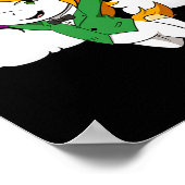 Poster Cambodge Fier Drapeau cambodgien Saint-Patricks Da (Coin)