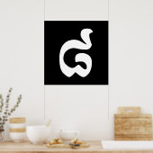 Poster Cambodian Number 8 / Eight / ៨ (Pram Bei) Khmer (Cuisine)