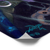 Poster Cambrian Mermaid ART PRINT pop surrealism fantasy (Coin)