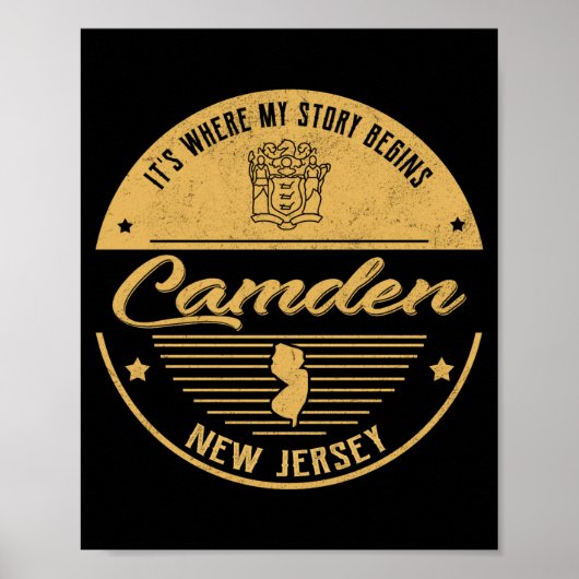 Poster Camden New Jersey Its Where My Story Begins _1 (Devant)