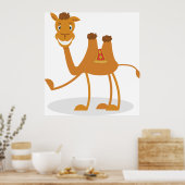 Poster Camel amusant (Cuisine)