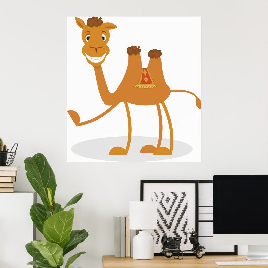 Poster Camel amusant (Bureau à domicile)