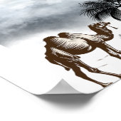 Poster Camel dans le désert (Coin)