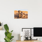 Poster Camel dans le désert d'Oman (Bureau à domicile)