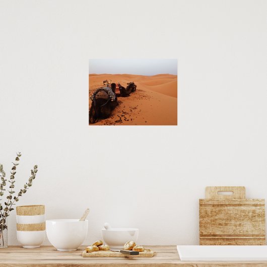 Poster Camel de l'arrière (Cuisine)