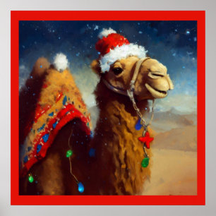 Poster Camel de Noël 3