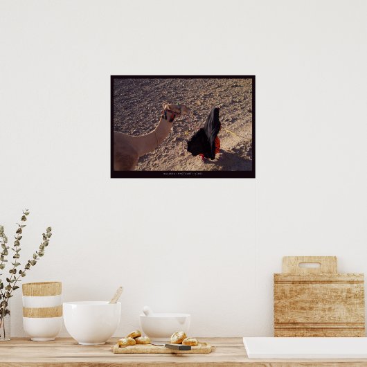 Poster Camel en Egypte (Cuisine)