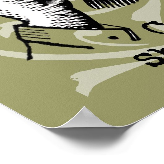 Poster Camel Hand Puppet Shadow Games (Coin)