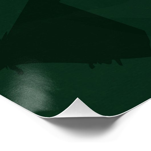 Poster Caméléon vert mignon (Coin)