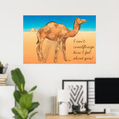 Poster Camelflouge (Bureau à domicile)