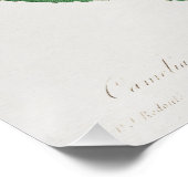 Poster Camélia panaché, Pierre-Joseph Redouté, 1833 (Coin)
