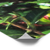 Poster Camellias rose Peinture numérique Mur Art (Coin)