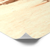 Poster Camels à Petra (Coin)