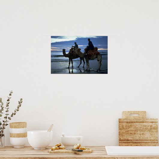 Poster Camels, Maroc (Cuisine)