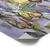 Poster Cameo Roses Winter Garden Flowers Painting (Coin)