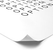 Poster Caméra à aquarelle Photographe Menu Prix Impressio (Coin)