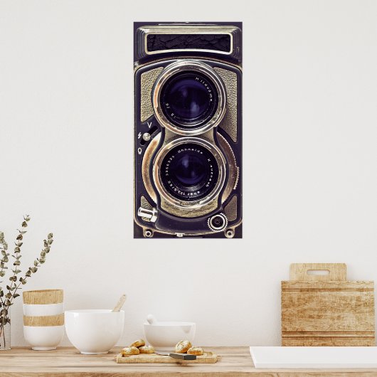 Poster Caméra à l'ancienne (Cuisine)