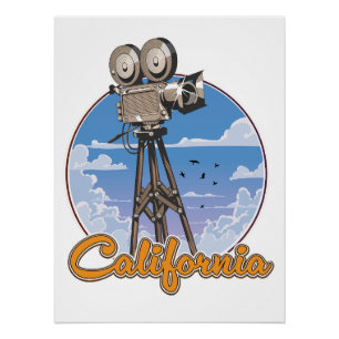 Poster Caméra cinématographique californienne