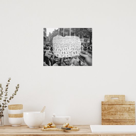 Poster Caméra Crayon - (Cuisine)