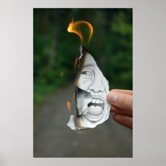 Poster Caméra Crayon Vs - Cri