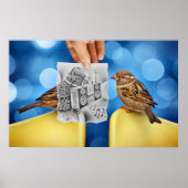 Poster Caméra Crayon Vs - Electro Bird (Devant)