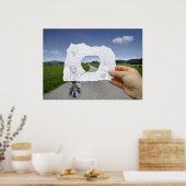 Poster Caméra Crayon Vs - Jouer Enfant (Cuisine)