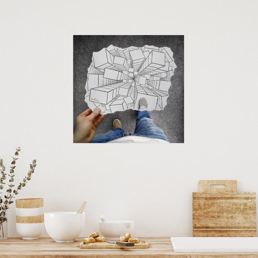 Poster Caméra Crayon Vs - Vertigo (Cuisine)