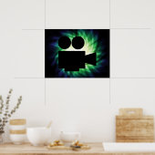 Poster Caméra de cinéma cool; film vidéo (Cuisine)