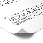 Poster Caméra jetable mariage ne peut pas attendre de voi (Coin)