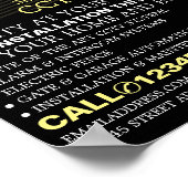 Poster Caméra montée CCTV, publicité de sécurité CCTV (Coin)