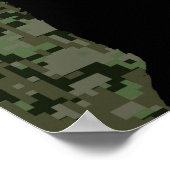 Poster Caméra numérique Black Gone Squatchin (Coin)