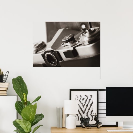 Poster Caméra rétro (Bureau à domicile)