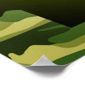 Poster Caméra Silhouette de l'État de l'Arkansas (Coin)