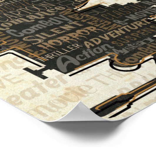 Poster Caméra vidéo vintage (Coin)