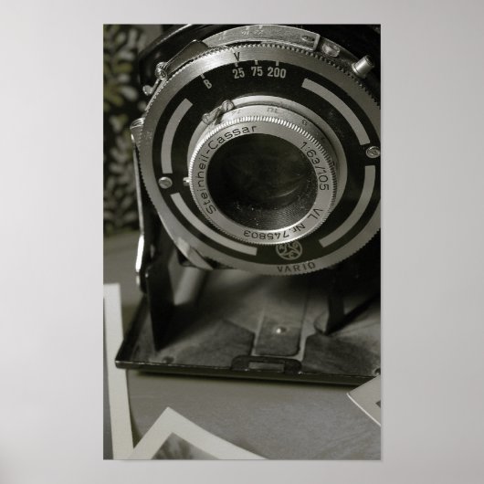 Poster Caméra vintage (Devant)