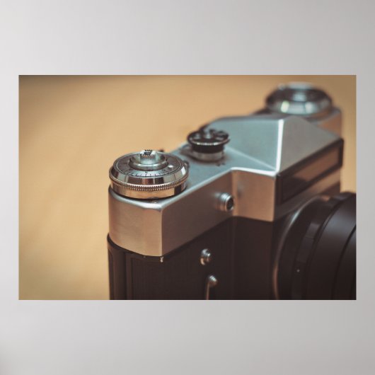 Poster caméra vintage (Devant)