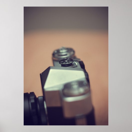 Poster caméra vintage (Devant)