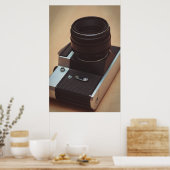 Poster caméra vintage (Cuisine)