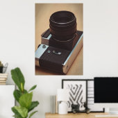 Poster caméra vintage (Bureau à domicile)