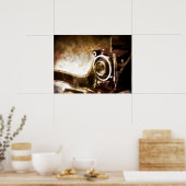 Poster caméra vintage (Cuisine)