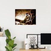 Poster caméra vintage (Bureau à domicile)